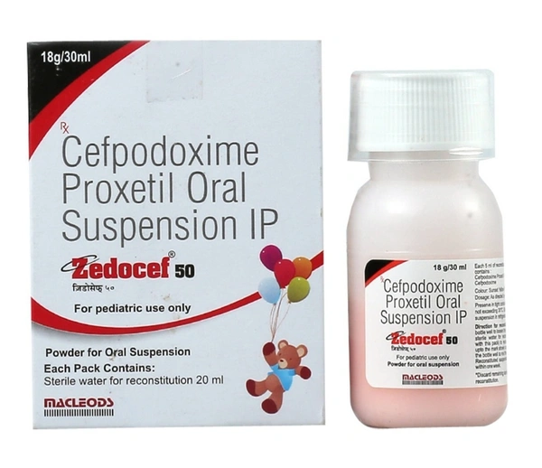 MACLEODS PHARMACEUTICALS Zedocef-50 Syrup