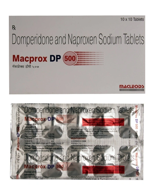 MACLEODS PHARMACEUTICALS Macprox Dp-500 Tab