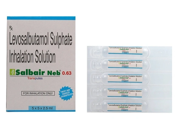 LUPIN Salbair Neb 0.63 Transpules (2.5000 Ml)