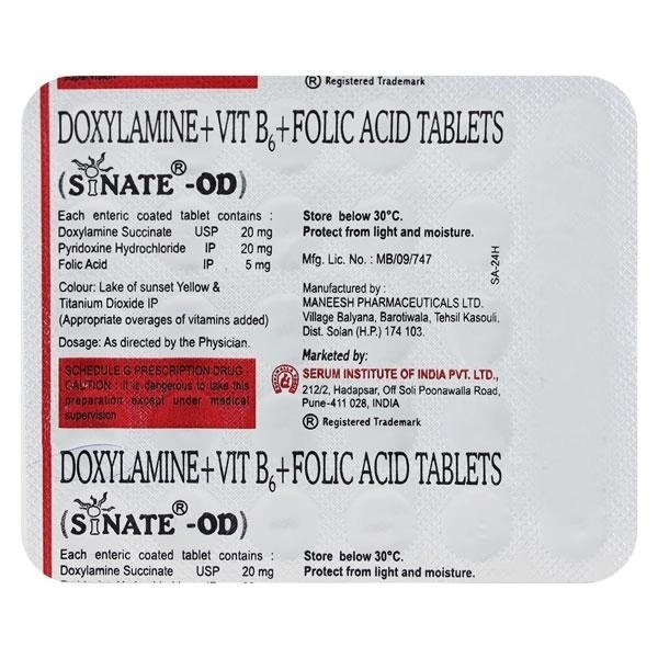 SERUM INTERNATIONAL LTD. Sinate Od Tab (30 Tab)