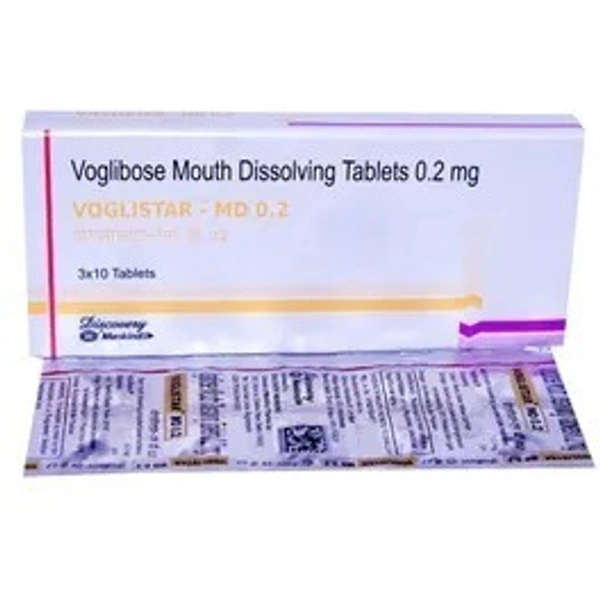 MANKIND PHARMA Voglistar Md 0.2Mgtab (10 Tab)