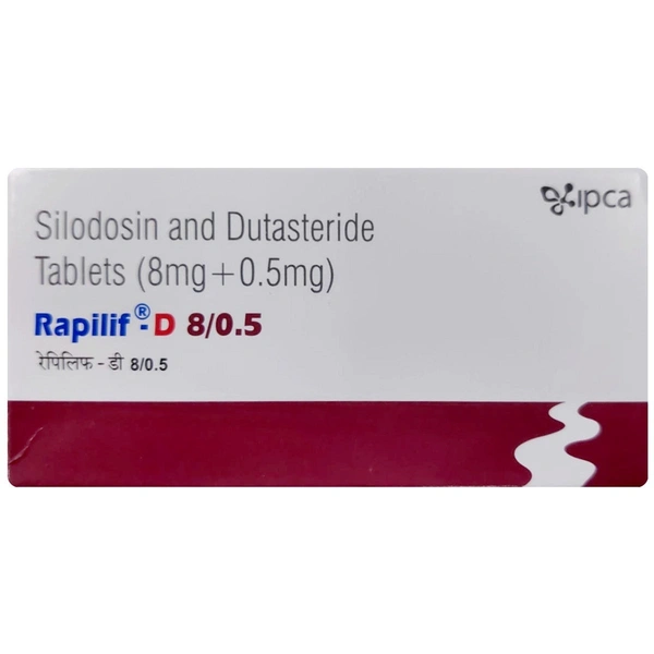 IPCA LABORATORIES Rapilif D 8/0.5Mg Cap (10 Cap)
