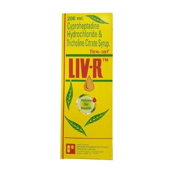 RICKER PHARMA.PVT.LTD. Liv R Specific Syrup (200 Ml)