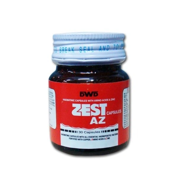 DWD PHARMACEUTICALS Zest Az Cap (30 Cap)