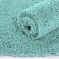 Luxe Home International Luxe Home Bathmat 2800 GSM Microfiber Anti Slip Water Absorbent Machine Washable and Quick Dry Vegas Mats for Bathroom, Kitchen, Entrance ( Aqua , 40x60 Cm , Pack of 1 ) - 40x60 cm, Aqua