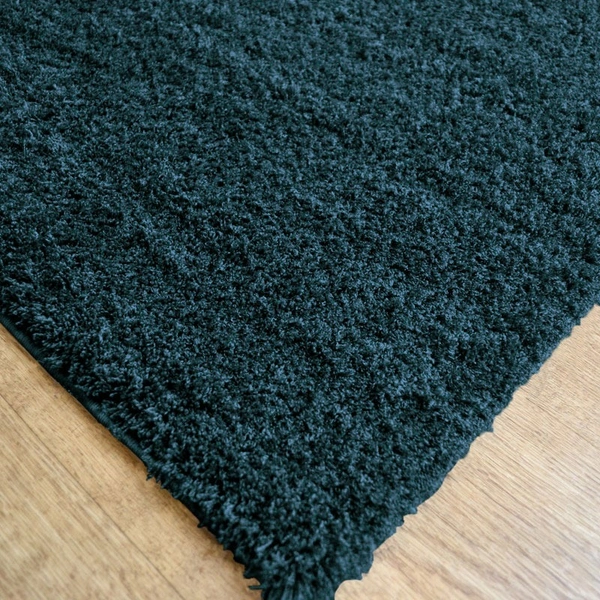 Luxe Home International Ultra Soft Microfiber Area Rug - Non-Slip, Carpet for Living Room, Bedroom, and Home Decor - 6X9, Green