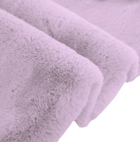 Luxe Home International Rectangular Bath Mat Super Soft Anti Skid Rabbit Fur Mats for Bathroom (40X60 Cm, Lilac) Pack of 1 - 40x60 cm, Lilac