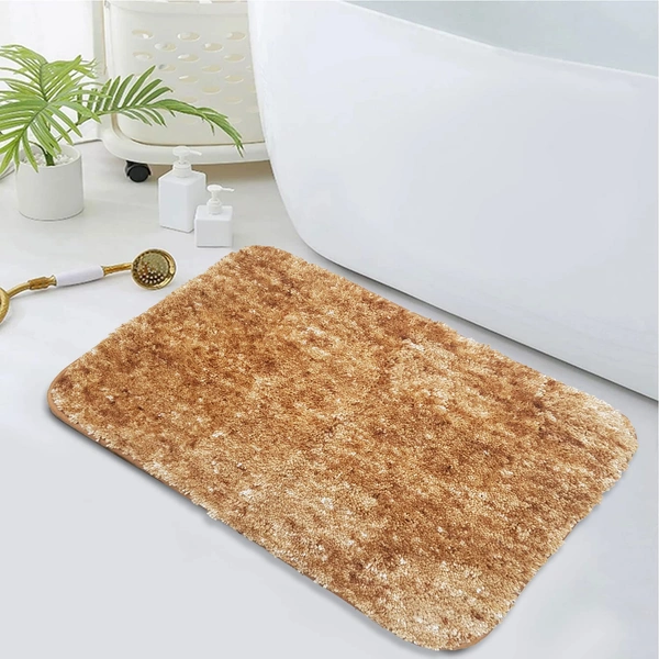 Luxe Home International Luxe Home Bath mat Super Soft Anti Skid Hawaii Rugs for Bathroom ( Anti Gold, Medium ) Pc-1 - 45x75 cm, Anti Gold