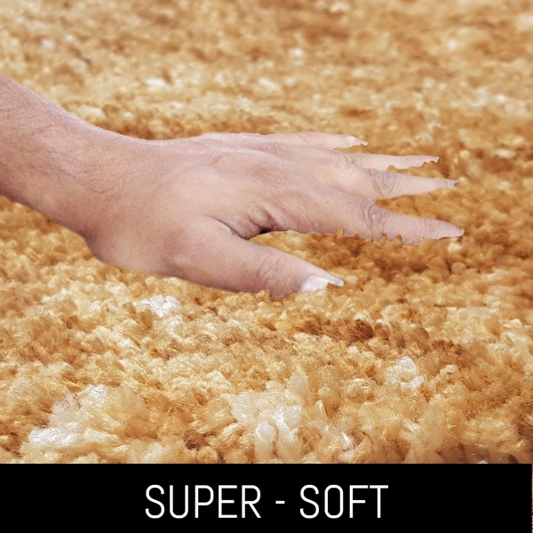 Luxe Home International Luxe Home Bath mat Super Soft Anti Skid Hawaii Rugs for Bathroom ( Anti Gold, Medium ) Pc-1 - 45x75 cm, Anti Gold