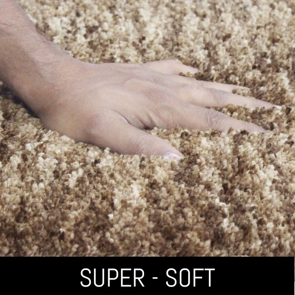 Luxe Home International Luxe Home Bath mat Super Soft Anti Skid Hawaii Rugs for Bathroom ( Rock Brown, Medium ) Pc-1 - 45x75 cm, Brown