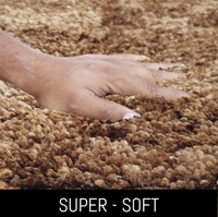 Luxe Home International Luxe Home Bath mat Super Soft Anti Skid Hawaii Contour Set of 3 Piece Rugs for Bathroom ( Coffee, Large ) - 60x90 cm, Coffee