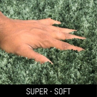 Luxe Home International Luxe Home Bath mat Super Soft Anti Skid Hawaii Rugs for Bathroom ( Hunter Green, Large ) Pc-1 - 60x90 cm, Hunter-Green