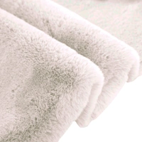 Luxe Home International Luxe Home Bath Mat Super Soft Anti Skid Rabbit Fur (1000 GSM) Bathroom Mats for Bedroom, Door, Kitchen Floor ( 45 x 45 cm , Skin ) Pack of 1 - 45x75 cm, Skin