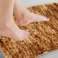 Luxe Home International Bath mat Super Soft Non Slip Floor Runner for Bathroom, Bedroom, Living Room - 2x5 Ft, Antic