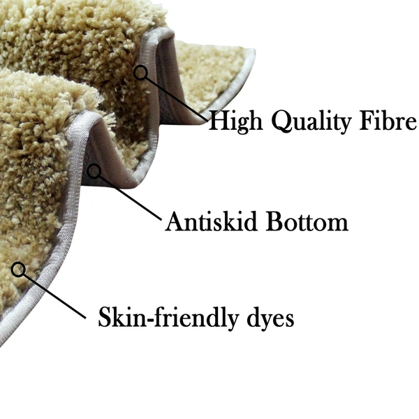 Luxe Home International Bath Mat Super Soft Non Slip Mat For Bathroom, Bedroom, Living Room - 40x60 cm, Teracotta