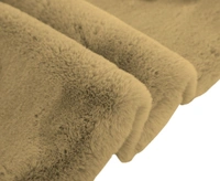Luxe Home International Rabbit Fur Super Soft Non Slip Floor Carpets for Bedroom, Livingroom - 6X9, Anti Gold