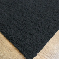 Luxe Home International Ultra Soft Microfiber Area Rug - Non-Slip, Carpet for Living Room, Bedroom, and Home Decor - 6X9, Anthra