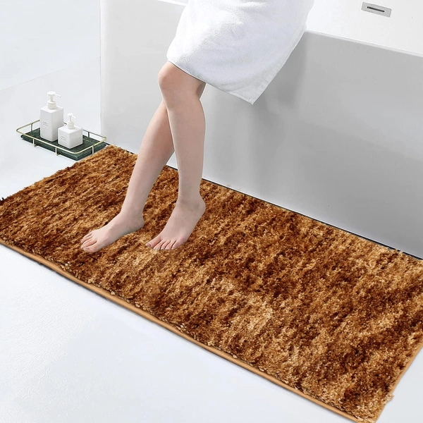 Luxe Home International Bath mat Super Soft Non Slip Floor Runner for Bathroom, Bedroom, Living Room - 2x5 Ft, Antic