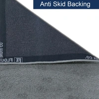 Luxe Home International Ultra Soft Microfiber Area Rug - Non-Slip, Carpet for Living Room, Bedroom, and Home Decor - 6X9, Silver