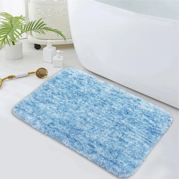 Luxe Home International Bath mat Super Soft Anti Skid Hawaii Rugs for Bathroom (Cloud, Medium) Pc-1 - 45x75 cm, Cloud