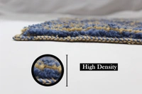 Luxe Home International Bathmat 1600 GSM Microfiber Anti Skid Water Absorbent Machine Washable and Quick Dry Comfort Mats for Bathroom, Kitchen, Entrance (Blue, 38cm x 58cm, Pack of 2) - 38x58 cm, Blue