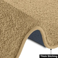 Luxe Home International Ultra Soft Microfiber Area Rug - Non-Slip, Carpet for Living Room, Bedroom, and Home Decor - 6X9, Anti Gold