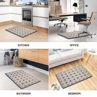 Luxe Home International Anti-Fatigue Kitchen Mat Non-Slip Cushioned Comfort Mat - Geometric Pattern Standing Desk Mat - Waterproof and Easy to Clean for Home and Office - 51x99 cm, Patcrn
