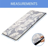 Luxe Home International Kitchen Mat Anti-Fatigue Non-Slip Cushioned Comfort Mat - Geometric Pattern Standing Desk Mat - Waterproof and Easy to Clean for Home and Office - 51x99 cm, Digital