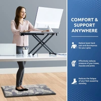 Luxe Home International Kitchen Mat Anti-Fatigue Non-Slip Cushioned Comfort Mat - Geometric Pattern Standing Desk Mat - Waterproof and Easy to Clean for Home and Office - 51x99 cm, Digital