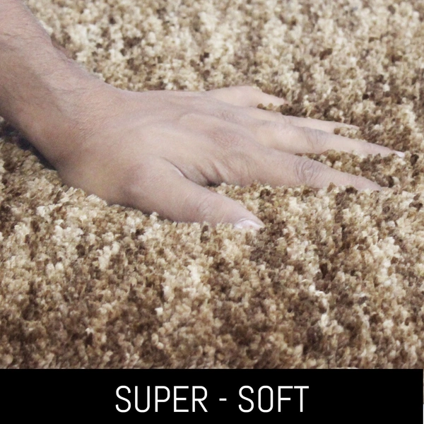 Luxe Home International Bath mat Super Soft Anti Skid Hawaii Rugs for Bathroom (Brown, Medium) Pc-1 - 45x75 cm, Rock Brown