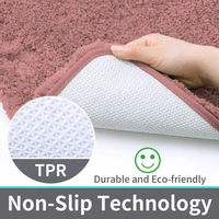 Luxe Home International Vegas Floor Runner Soft, Non Slip Rugs for Bedroom side and Bathroom Floor - 2x5 Ft, Fuscia