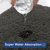 Luxe Home International Bathmat Newman Microfiber 2500 GSM Anti Slip ( Arabic Coffee, 40x60 cm, Pack of 1 ) - 40x60 cm, Arabic Coffee