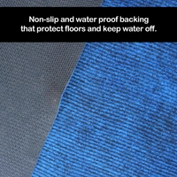 Luxe Home International Luxe Home Arizona Soft Anti-Skid Washable Runner for Kitchen, Bedroom, Living-Room, Prayer Room, Office, Hotels, Halls ( Blue_2x7 Feet, Piece of 1 ) - Blue