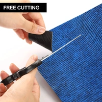 Luxe Home International Luxe Home Arizona Soft Anti-Skid Washable Runner for Kitchen, Bedroom, Living-Room, Prayer Room, Office, Hotels, Halls ( Blue_2x7 Feet, Piece of 1 ) - Blue