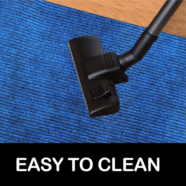 Luxe Home International Luxe Home Arizona Soft Anti-Skid Washable Runner for Kitchen, Bedroom, Living-Room, Prayer Room, Office, Hotels, Halls ( Blue_2x7 Feet, Piece of 1 ) - Blue