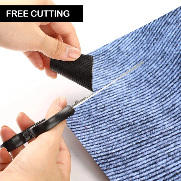 Luxe Home International Luxe Home Arizona Soft Anti-Skid Washable Runner for Kitchen, Bedroom, Living-Room, Prayer Room, Office, Hotels, Halls ( Grey_2x19 Feet, Piece of 1 ) - Grey