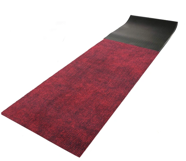 Luxe Home International Luxe Home Arizona Soft Anti-Skid Washable Runner for Kitchen, Bedroom, Living-Room, Prayer Room, Office, Hotels, Halls ( Maroon_2x19 Feet, Piece of 1 ) - Maroon