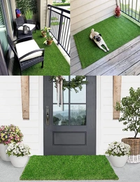 Luxe Home International Luxe Home Artificial Grass Carpet ( Size - 3x7 Ft, Color - Green, Pack of 1 ) - 3x7, Green