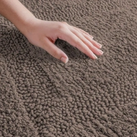 Luxe Home International Luxe Home Bath Mat 3200 GSM Cotton Super Soft Absorbent Paris Mat, Hotel Bath Mat for Bathroom, Kitchen, Doormat, Floor mat ( Coffee , 40 Cm x 60 Cm , Pack of 1 ) - 40x60 cm, Coffee