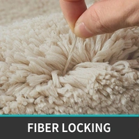 Luxe Home International Luxe Home Bathmat 2800 GSM Microfiber Anti Slip Water Absorbent Machine Washable and Quick Dry Vegas Mats for Bathroom, Kitchen, Entrance ( Beige , 60x90 Cm , Pack of 1 ) - 60x90 cm, Beige