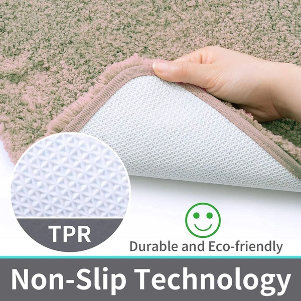 Luxe Home International Luxe Home Bathmat 2800 GSM Microfiber Anti Slip Water Absorbent Machine Washable and Quick Dry Vegas Mats for Bathroom, Kitchen, Entrance ( Beige , 60x90 Cm , Pack of 1 ) - 60x90 cm, Beige