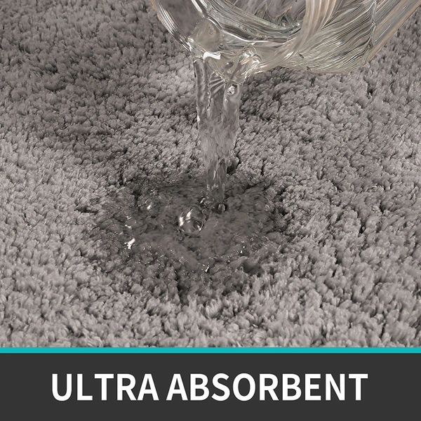 Luxe Home International Luxe Home Bathmat 2800 GSM Microfiber Anti Slip Water Absorbent Machine Washable and Quick Dry Vegas Mats for Bathroom, Kitchen, Entrance ( Taupe , 45x75 Cm , Pack of 1 ) - 45x75 cm, Taupe