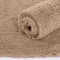 Luxe Home International Luxe Home Bathmat 2800 GSM Microfiber Anti Slip Water Absorbent Machine Washable and Quick Dry Vegas Mats for Bathroom, Kitchen, Entrance ( Rust , 45x75 Cm , Pack of 1 ) - 45x75 cm, Rust