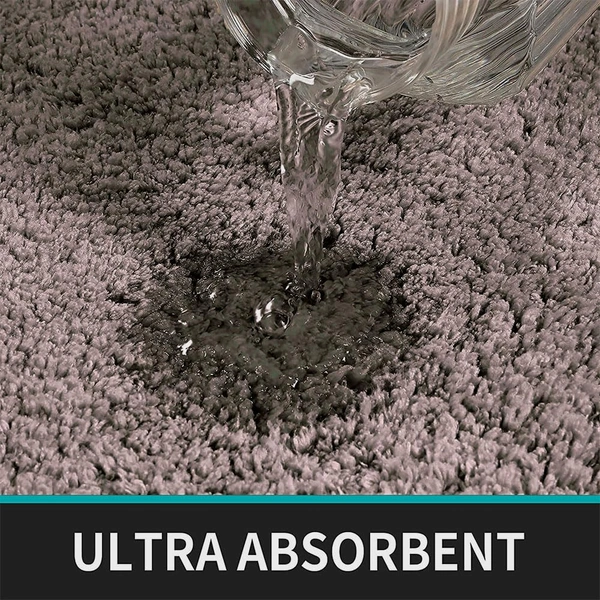 Luxe Home International Luxe Home Bathmat 2800 GSM Microfiber Anti Slip Water Absorbent Machine Washable and Quick Dry Vegas Mats for Bathroom, Kitchen, Entrance ( Cocoa , 45x75 Cm , Pack of 1 ) - 45x75 cm, Cocoa