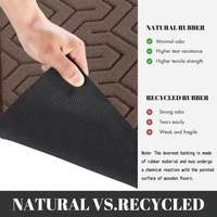 Luxe Home International Luxe Home Block Rubber Coir Door Mat Anti Slip Doormat for Indoor and Outdoor (Brown, 45cm x 75cm) - 45x75 cm, Brown