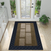 Luxe Home International Luxe Home Block Rubber Coir Door Mat Anti Slip Doormat for Indoor and Outdoor (Yellow, 45cm x 75cm) - 45x75 cm, Yellow