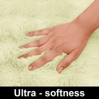 Luxe Home International Bubble Rabbit Fur Carpet Super Soft , Washable, Anti Skid Carpets for Home, Bedroom, Livingroom - ( 3x5 Feet, Gold ) - 3x5 Ft, Gold