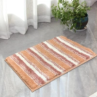 Luxe Home International Luxe Home Capetown Bath Mat (40x60 cm) Super Soft Microfiber, Anti Slip Backing, Washable Bathroom Mat Perfect for Bedroom - Peach - 40x60 cm, Peach