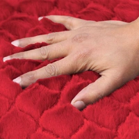 Luxe Home International Luxe Home Runner 1000 GSM Rebbit Fur Anti Skid Slip Water Absorbent Machine Washable and Quick Dry Auatria Rugs ( Maroon , 2 Ft x 5 Ft , Pack of 1 ) - 2x5 Ft, Maroon