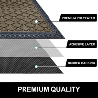 Luxe Home International Luxe Home Coir Door Mat Anti Slip Square Waterproof Doormat for Indoor and Outdoor (Yellow, 40cm x 60cm) - 40x60 cm, Yellow